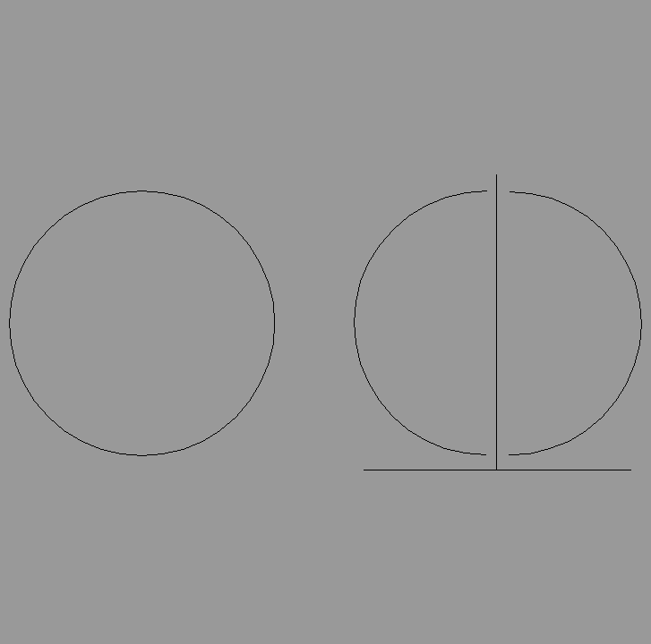 Bloque Autocad Rociador instalado